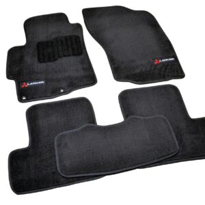 Ворсовые коврики Mitsubishi Lancer (2007-) /Чёрн, Premium BLCLX1393