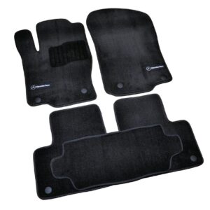 Ворсовые коврики Mercedes ML/GL/GLE166 (2011-) Черные Premium BLCLX1354