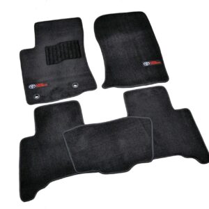 Ворсовые коврики Toyota Land Prado 150 (2013-) 5 мест /Чёрн, Premium BLCLX1638