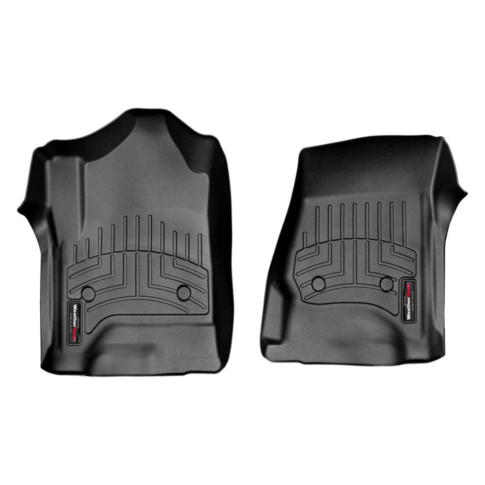 Передние коврики Cadillac Escalade 2017- с бортом, черные, 446071 WeatherTech Кадиллак Эскалейд