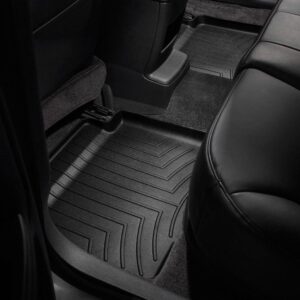 Задние коврики Tesla Model X 2017-c бортиком , черные 448692 WeatherTech