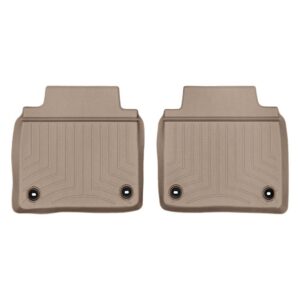 Задние коврики Lexus LS 460 2012- Long с бортом бежевые, 455143 WeatherTech