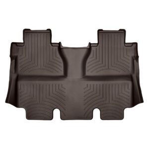 Задние коврики Toyota Tundra Crew Max 2013- с бортом, какао, 470938 WeatherTech