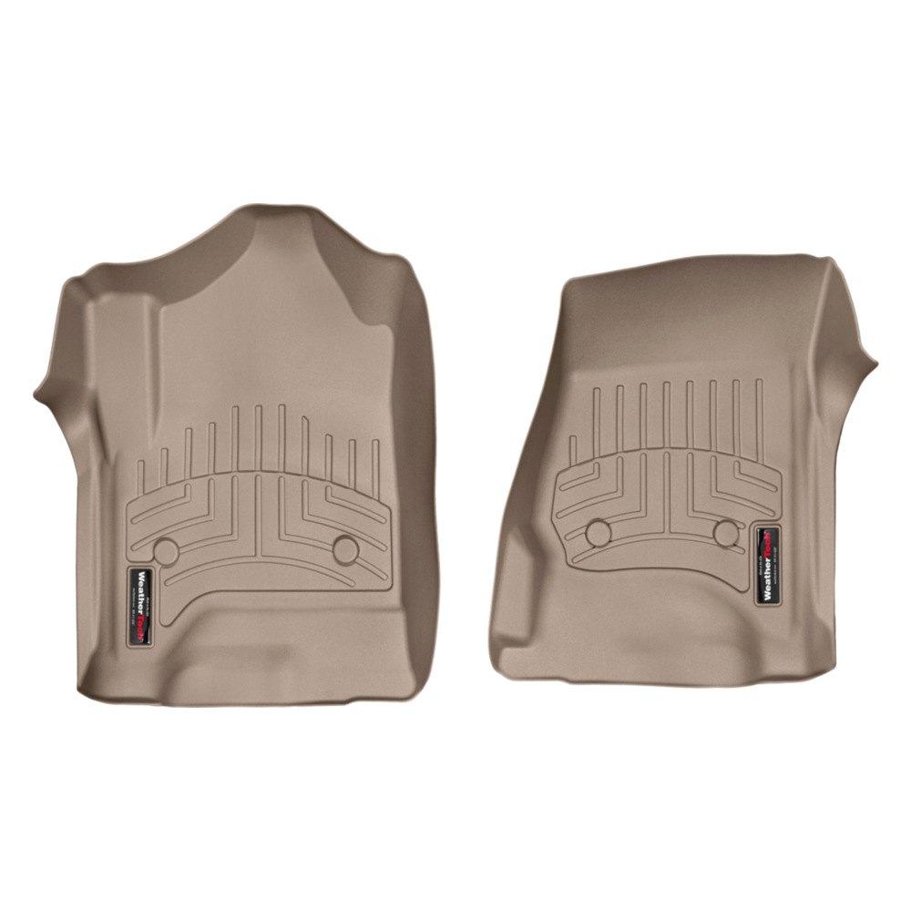 Передние коврики Cadillac Escalade 2017- с бортом, бежевые, 456071 WeatherTech Кадиллак Эскалейд