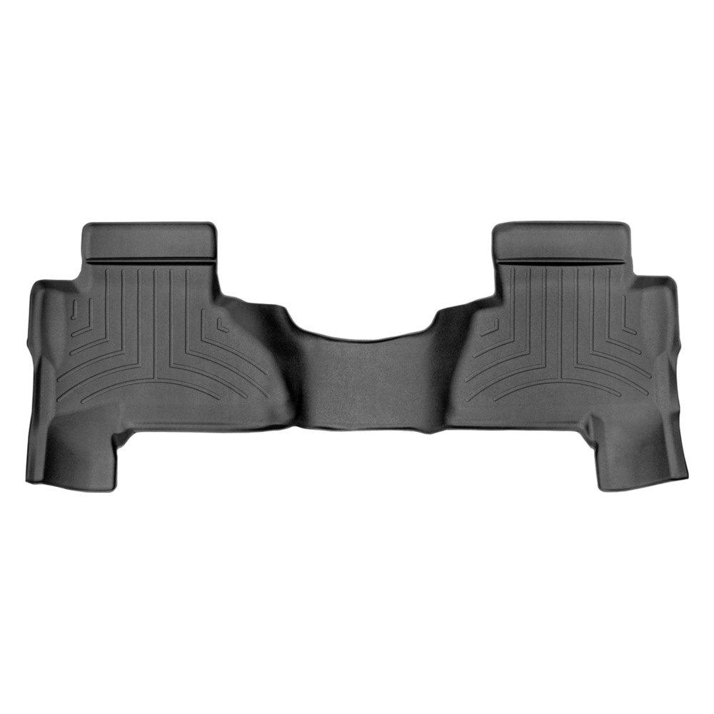 Задние коврики Cadillac Escalade 2017- с бортом, черные, ESV 446942 WeatherTech Кадиллак Эскалейд