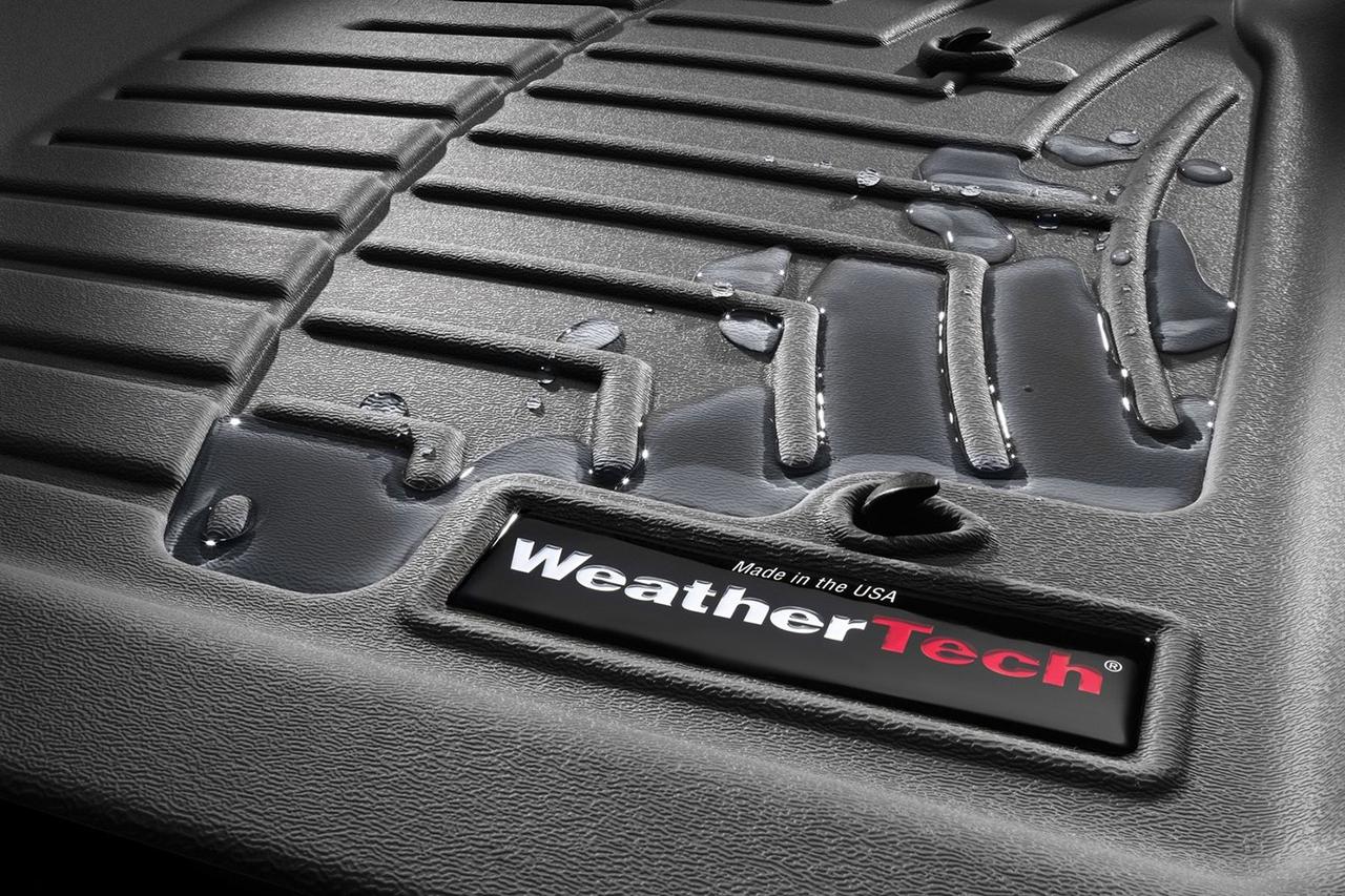 Задние коврики Cadillac Escalade 2017- с бортом, черные, ESV 446942 WeatherTech Кадиллак Эскалейд — изображение 3