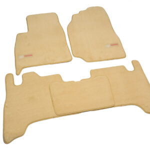 Ворсовые коврики Toyota Land Cruiser 100 (1998-2007) Бежевые Premium BGLX1633