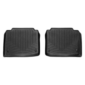 Задние коврики Lexus LS 460 2006-2012 с бортом черные, SHORT 442072 WeatherTech