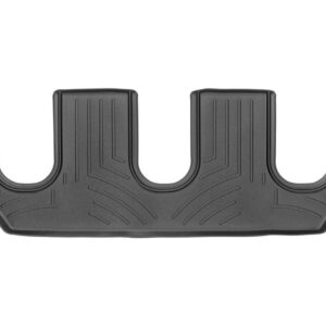 Передние коврики Tesla Model X 2016/10-2017/08 7мест, c бортиком 3 ряд, черные 448695 WeatherTech