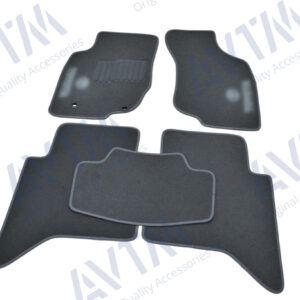 Ворсовые коврики Toyota Hilux (2005-2015) /Серые 5шт GRCR1628