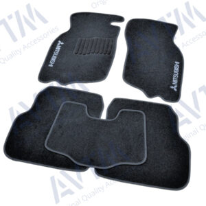 Ворсовые коврики Mitsubishi Carisma (1995-2004) /Чёрные 5шт BLCCR1383