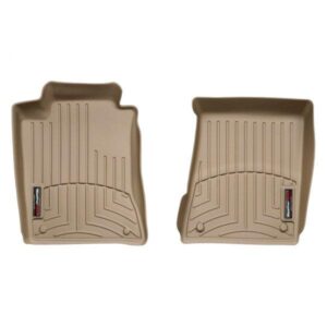 Передние коврики Mercedes E211 2003-09 с бортом, бежевые WeatherTech 451731