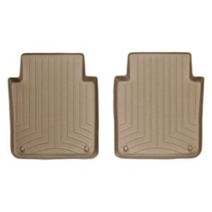 Задние коврики Audi A8 2003-10 Long с бортом, бежевые WeatherTech 452203