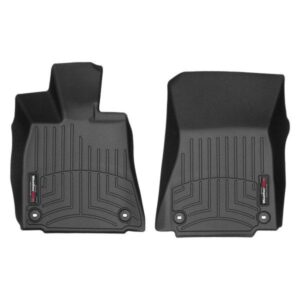 Передние коврики Lexus IS 2013- 2WD/RC 2015- с бортом, черные WeatherTech 446241