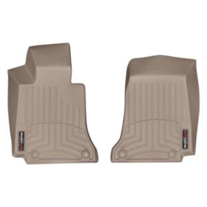 Передние коврики Mercedes C205 2015- с бортом, бежевые WeatherTech 456761
