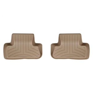 Задние коврики Audi Q5 2009-17 с бортом, бежевые WeatherTech 452302