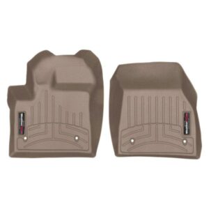 Передние коврики Land Rover Range Rover Evoque 2019- с бортом, бежевые WeatherTech 4515411