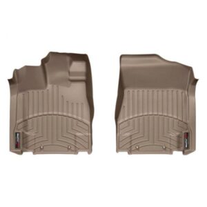 Передние коврики Nissan Quest 2011-17 с бортом, бежевые WeatherTech 453661