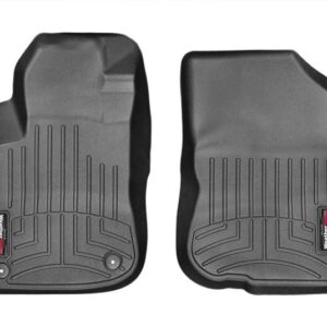 Передние коврики Peugeot 208/2008 2013-18 с бортом, черные WeatherTech 445181