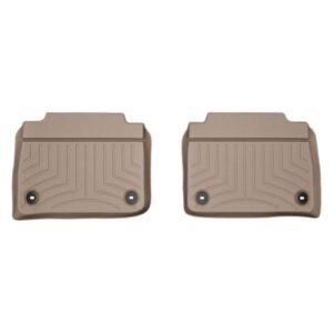 Задние коврики Lexus LS 2013-17 Short с бортом, бежевые WeatherTech 455142