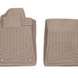 Передние коврики Toyota Sequoia/Tundra 2012- с бортом, бежевые WeatherTech 454081IM