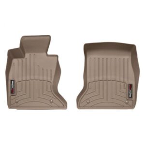 Передние коврики BMW 5 2011-16 Xdrive с бортом, бежевые WeatherTech 453301