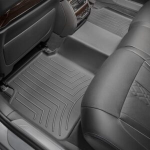 Задние коврики BMW 7 2015-19 с бортом, черные WeatherTech 449392