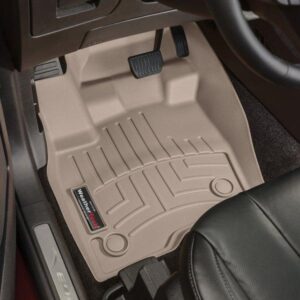 Передние коврики Ford Edge 2016- с бортом, бежевые WeatherTech 458151