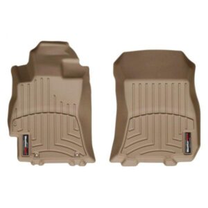 Передние коврики Subaru Outback/Legacy 2009-15 с бортом, бежевые WeatherTech 452591