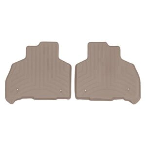 Задние коврики BMW X7 2019- с бортом, бежевые, 6 мест WeatherTech 4515075