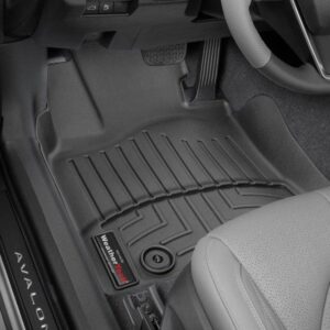 Передние коврики Toyota Avalon 2019- 2WD с бортом, черные WeatherTech 4414571