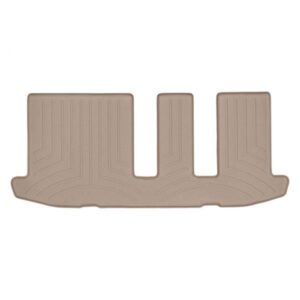 Задние коврики Infiniti QX60 2014-20 с бортом, бежевые, 3 ряд WeatherTech 454453