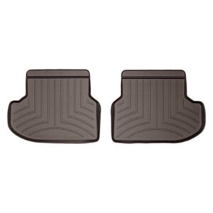 Задние коврики BMW 5 2014-16 с бортом, какао WeatherTech 473133