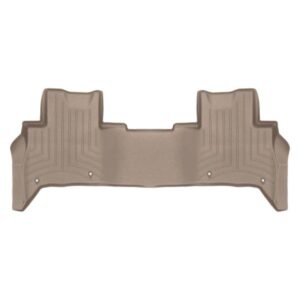 Задние коврики Land Rover Discovery 2017-20 с бортом, бежевые WeatherTech 454806