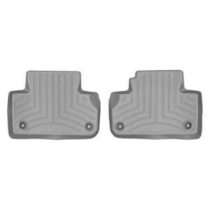 Задние коврики Audi Q5 2018- с бортом, серые WeatherTech 4611462