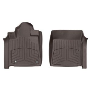 Передние коврики Toyota Sequoia/Tundra 2012- с бортом, какао WeatherTech 474081IM