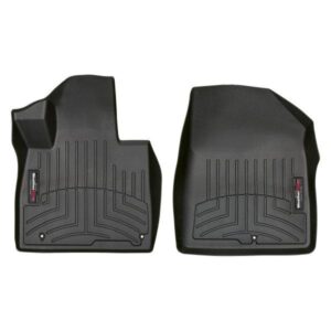 Передние коврики Hyundai Santa Fe 2019- с бортом, черные WeatherTech 4414851