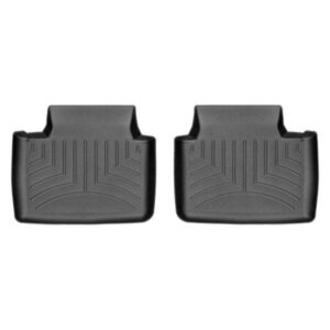 Задние коврики Porsche Panamera 2017-19 с бортом, черные WeatherTech 4411802