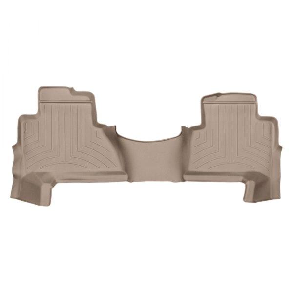 Задние коврики Cadillac Escalade 2015-20 с бортом, бежевые, 5-6 мест WeatherTech 456952 Кадиллак Эскалейд