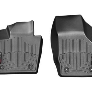 Передние коврики Audi Q3 2011-18 с бортом, черные WeatherTech 444361