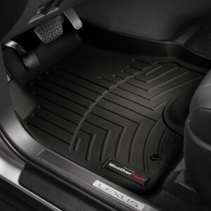 Передние коврики Nissan Leaf 2011-12 с бортом, черные WeatherTech 446731