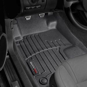 Передние коврики Ford Mustang 2009-11 с бортом, черные WeatherTech 443481