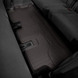 Задние коврики Mercedes GLE167 2019- с бортом, какао, 3 ряд WeatherTech 4715333