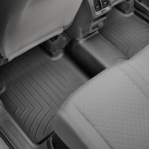 Задние коврики Volkswagen Tiguan Allspace 2017-/Tarraco/Kodiaq с бортом, черные WeatherTech 449893