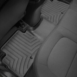 Задние коврики KIA Soul 2015-19 с бортом, черные WeatherTech 446012