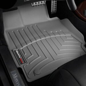 Передние коврики Mercedes S221 2006-12 Long с бортом, серые WeatherTech 462521