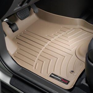 Передние коврики Lexus ES 2016-18 с бортом, бежевые WeatherTech 4514591