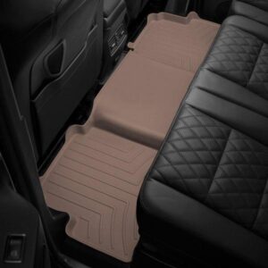 Задние коврики Land Rover Range Rover Evoque 2012-18 с бортом, бежевые WeatherTech 454042