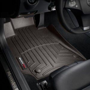 Передние коврики Mercedes E212 2009-15/CLS218 2010-18 с бортом, 4 крепл, какао WeatherTech 476811
