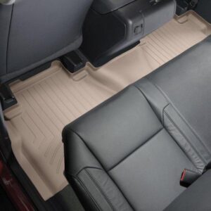 Задние коврики Toyota Tundra 2014-19 Double Cab з ящиком с бортом, бежевые WeatherTech 457862
